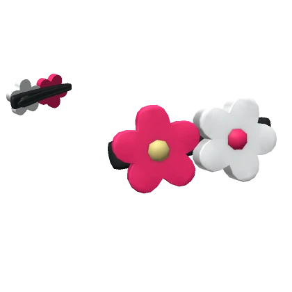 Miau Flower Hair Clips v5