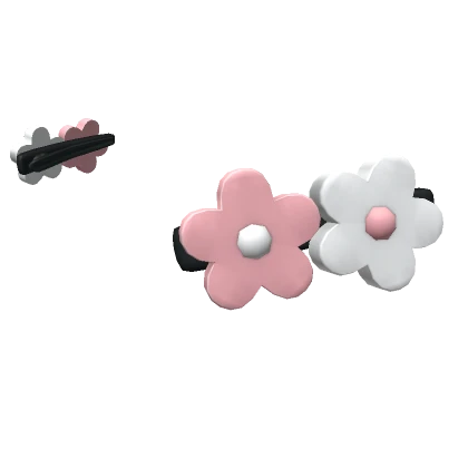 Miau Flower Hair Clips v6