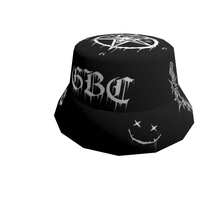 Black Bucket Hat GBC