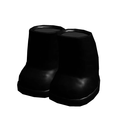 Chibi Doll Rain Boots Black