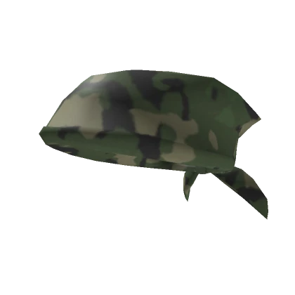 Head Bandana (Green Camo)