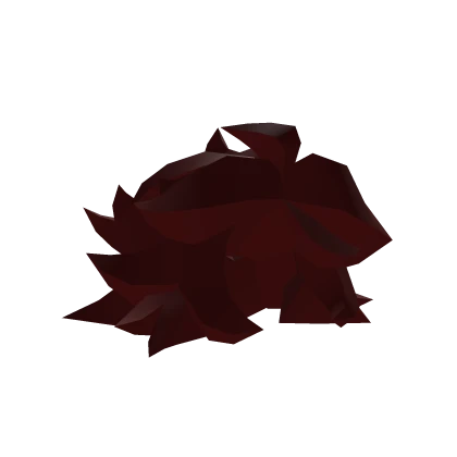 Red Blocky Side Swept