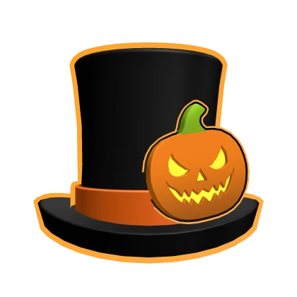 Halloween Pumpkin Top Hat