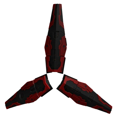 Mecha Ignis X Back Drone Shield Variant 2 