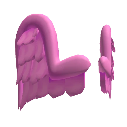 Plush Cherub Angel Wings Pink