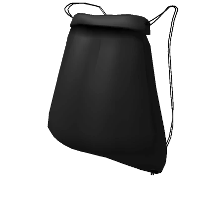 3.0 Black Drawstring Bag