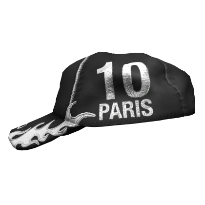 SIDEWAYS custom 333 astro paris y2k cap - black