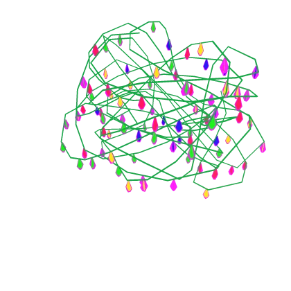 🌙 Tangled Christmas Lights [Color changing]