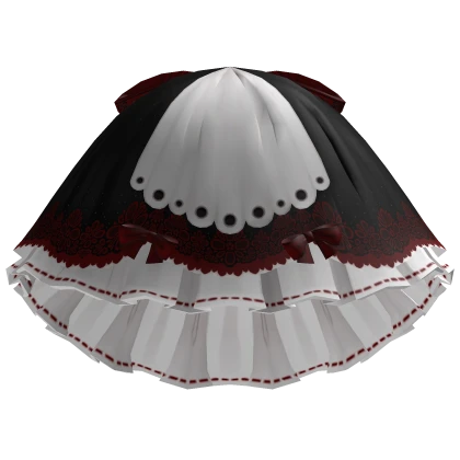 Cottage Core Skirt Crimson Moon