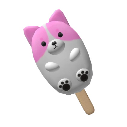 Cute Pink Puppy Pupsicle