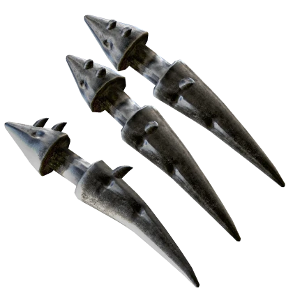 (left ear) Fangs of Shaka triple spike piercing