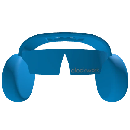 Blue Clockwork Shades Headphones