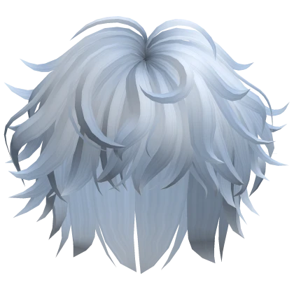 Light Blue Messy Hair