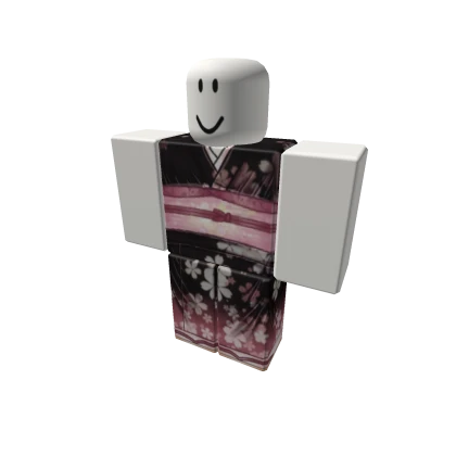 Dark Flourishing Sakura Kimono [B]