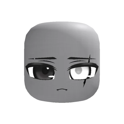 Animated Vampire Cat Anime Face - Blackv