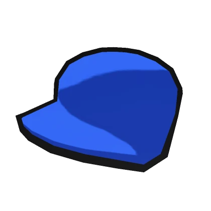 Blue Cartoony Baseball Cap