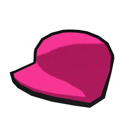 Pink Cartoony Baseball Cap