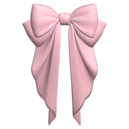 Big Hair Bow Pastel Pink Basic Ribbon Head Cutesy