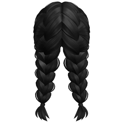 Soft French Braids (Black)