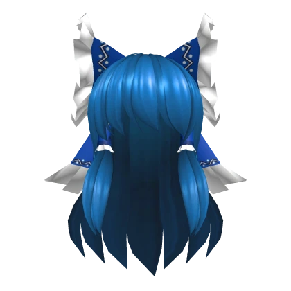Korean Anime Scarlet Blue Hair