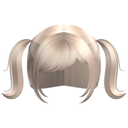 Cute Pigtails with Bangs (Platinum)