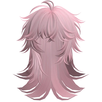 Asymmetrical Anime Hair (Light Pink)