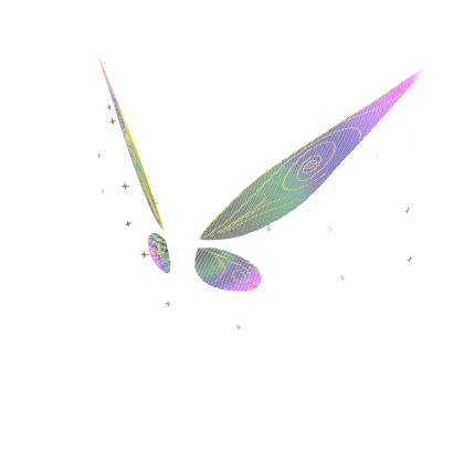 Transparent Poisoned Tinkerbell Pixie Fairy Wings