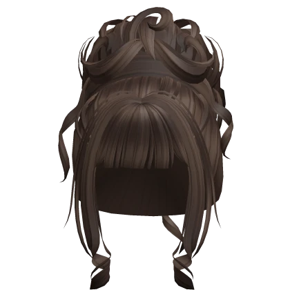 Swirly Elegant Victorian Bun (Brown)