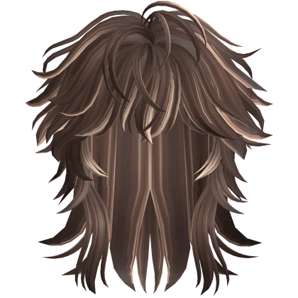 Messy Y2K Short Wolf Cut Hair - Blonde&Brown