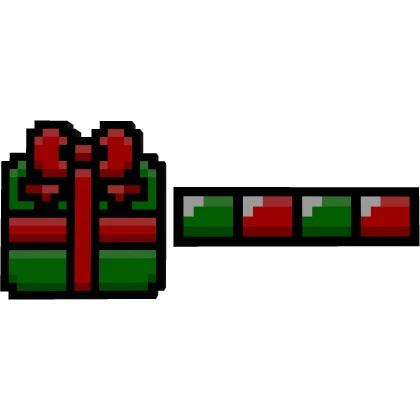 🎁 Christmas Gift 8-Bit Health Bar