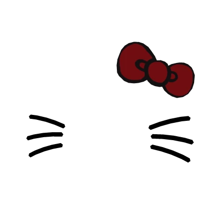 Cute Red hello kitty filter with bow