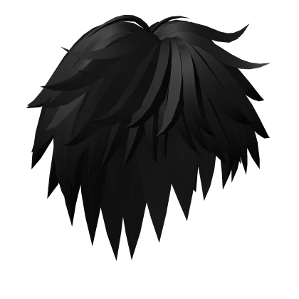 Spiky Evade Emo Boy Hair (Black)