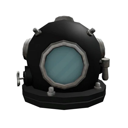 Black Deep Sea Helmet