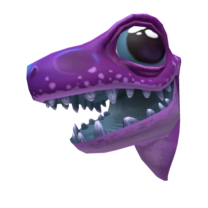 Purple Raptor Head 🦖