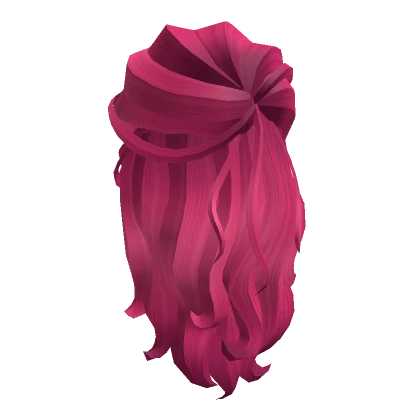 Princess Twist Hair - Bright Pink