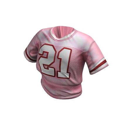 Pink Cropped Y2K Jersey 