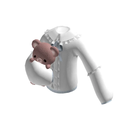 Holdable Bear Hugging Sweater | White