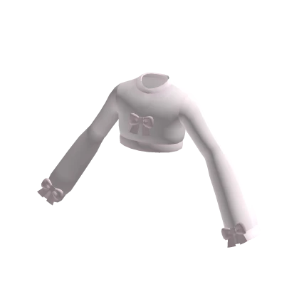 kawaii crop top with bows in pink