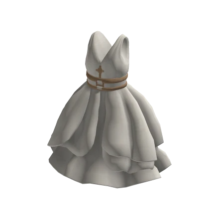 White Sleeveless Fairy Core Dress