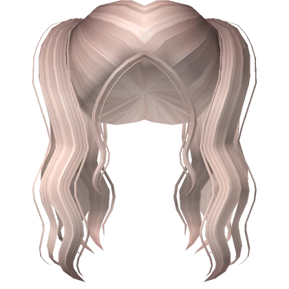 Popular Platinum Wavy Pigtails 