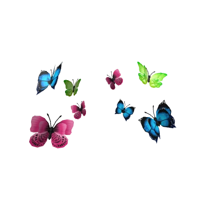 Tacky Butterflies Clips V2