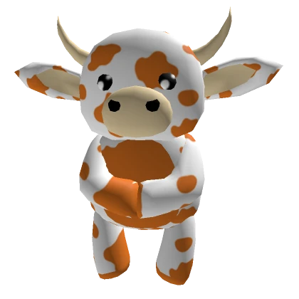 Orange Cow Front Pal