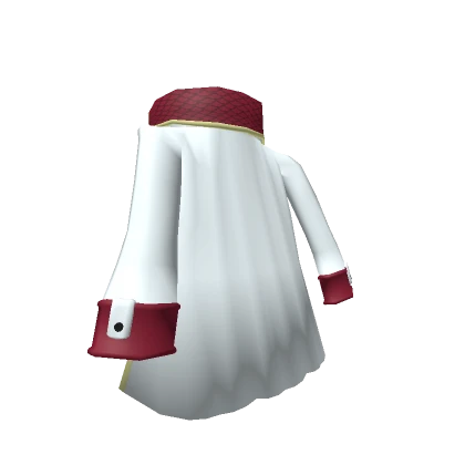 White Pirate Captain's Cloak