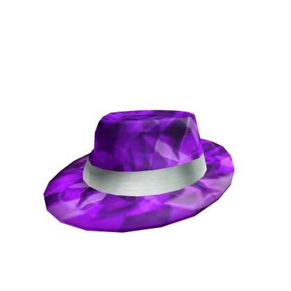 Purple Sparkletime Fedora 