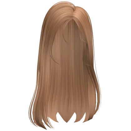Long Straight Softie Ulzzang Idol Hair Light Brown