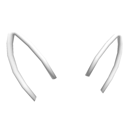 Doodle Cat Ears [White] 