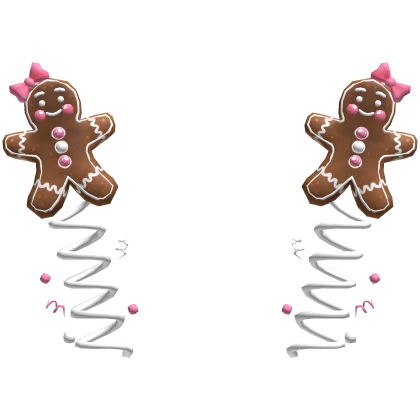 Christmas Pink Gingerbread Boppers