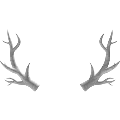 White Sparkle Time Antlers