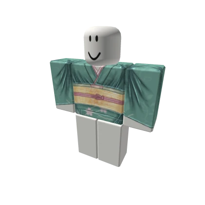 Blossoming Teal Kimono [T]