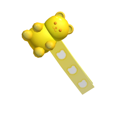 Yellow Bear Hairclip